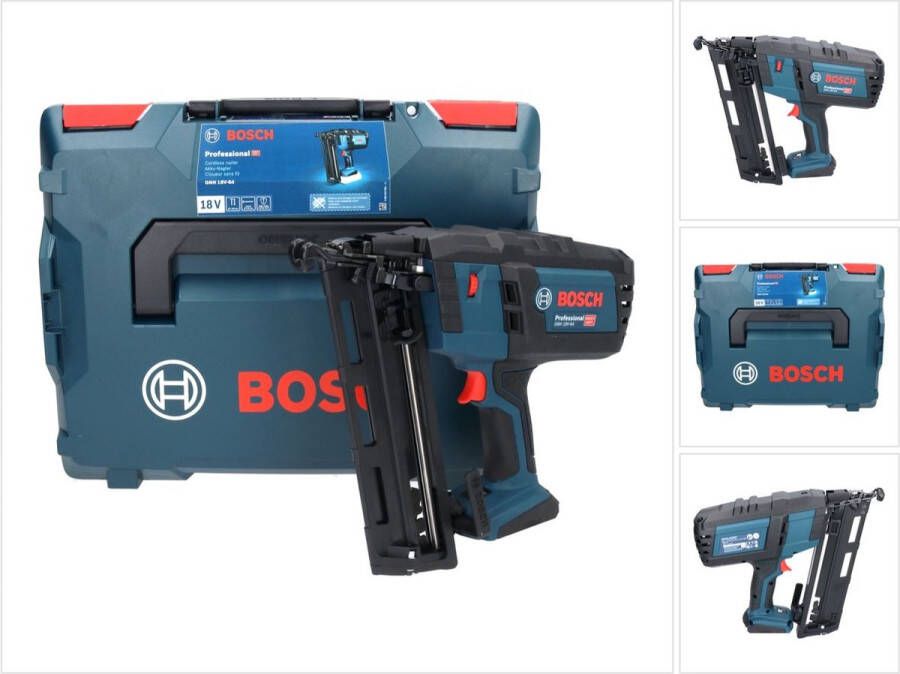 Bosch Professional GNH 18V-64 Professional Accu Tacker 18V excl. accu en lader In L-Boxx