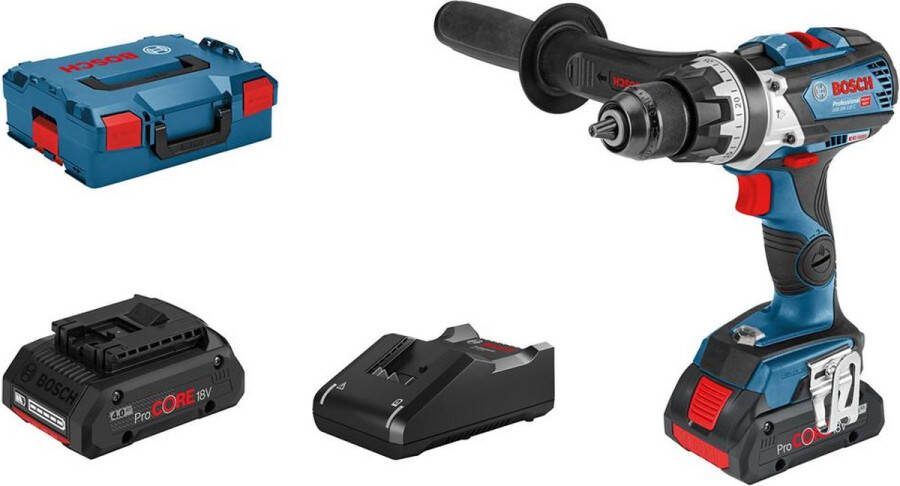 Bosch Professional GSB 18V-110 C Accu klop- schroefboormachine Bluetooth 18V ProCore 4.0Ah (2x) in L-Boxx 06019G030B