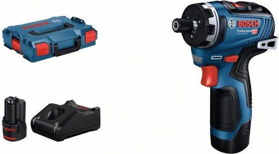 Bosch Professional Bosch GSR 12V-35 HX Solo 12V Li-Ion accu boor- schroefmachine set (2x 3Ah accu) in L-Boxx koolborstelloos