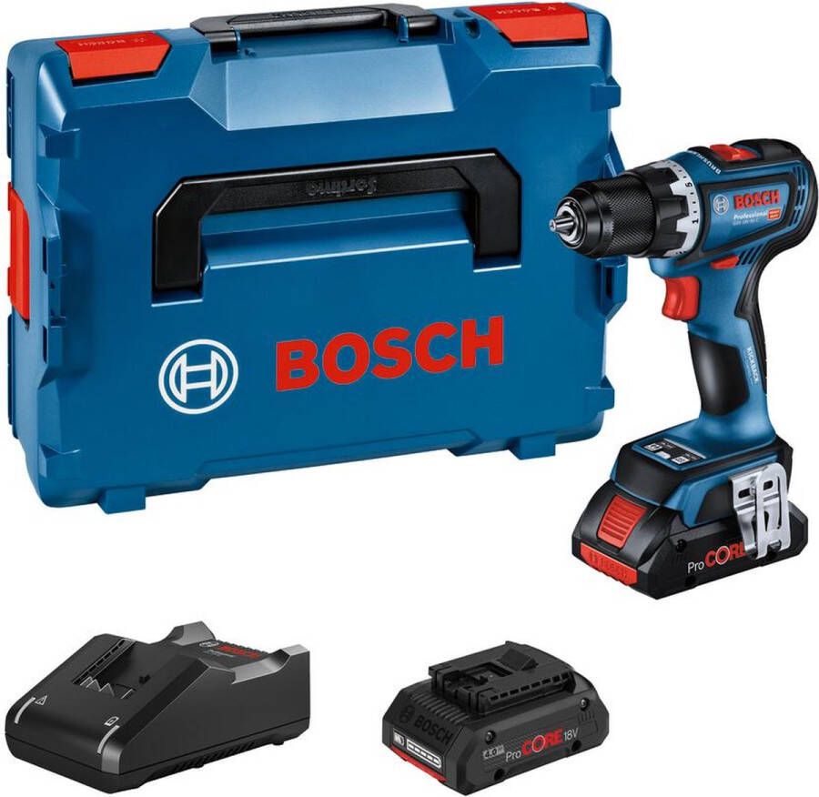 Bosch Professional GSR 18V-90 C Accu Schroefboormachine Bluetooth 18V 4.0Ah in L-Boxx 06019K6004