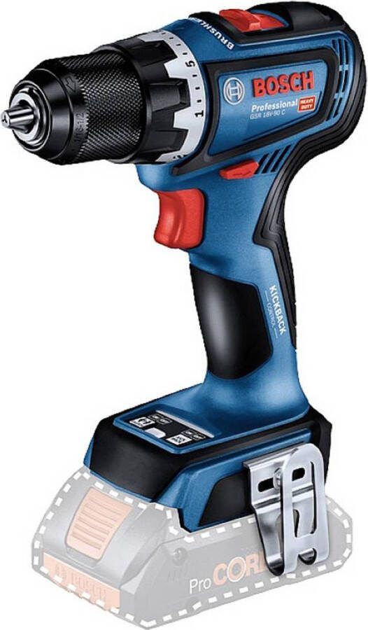 Bosch Professional GSR 18V-90 C Accu Schroefboormachine Bluetooth 18V Basic Body 06019K6000