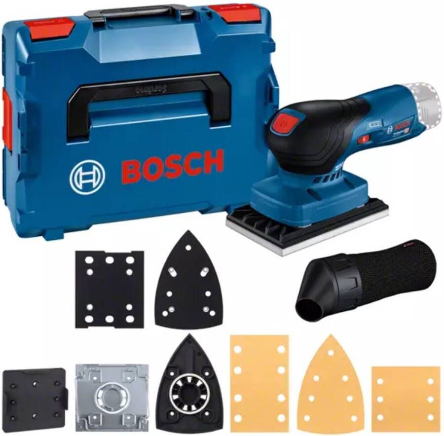 Bosch Professional GSS 12V-13 Accu Vlakschuurmachine 12V Zonder accu's en lader Incl. accessoireset In L-boxx 136