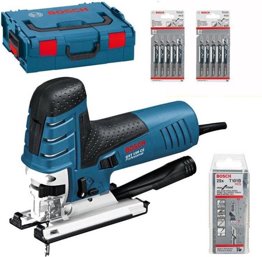 Bosch Professional GST 150 CE Decoupeerzaag 780W Incl. 35 Zaagbladen en koffer