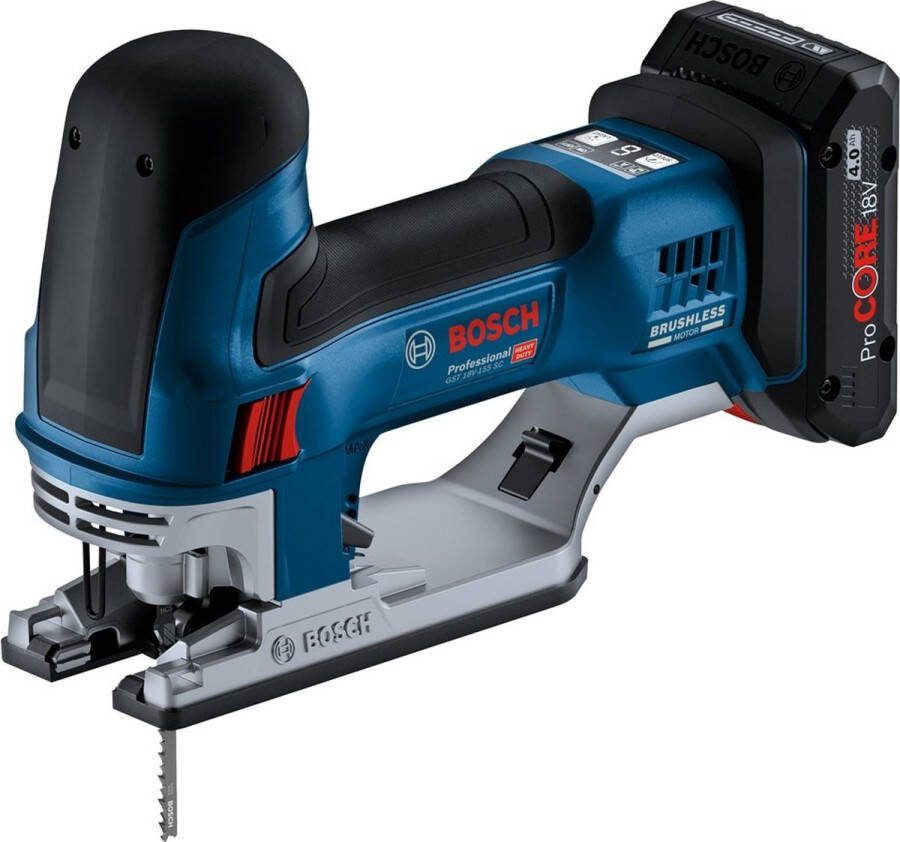 Bosch Professional GST 18V-155 SC Accu Decoupeerzaag 18V 4.0Ah in L-Boxx 06015B0002
