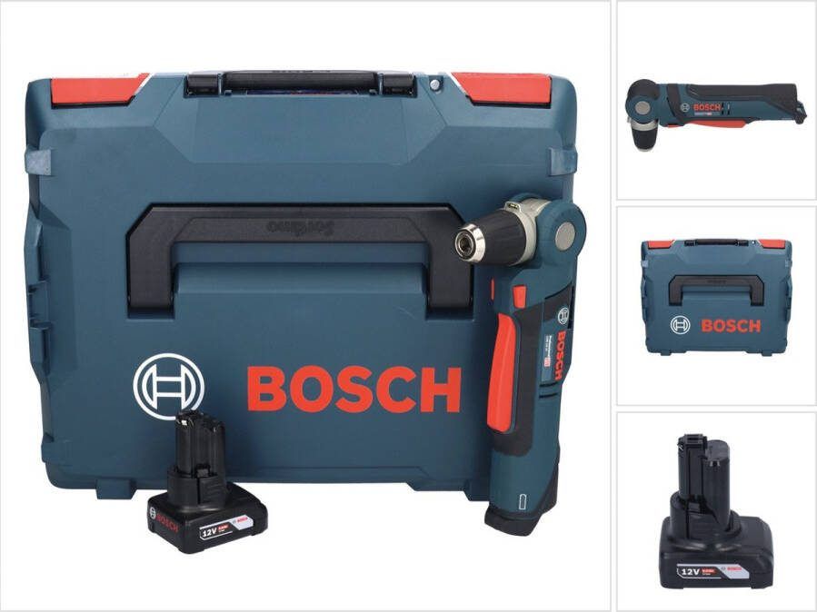 Bosch Professional GWB 12V-10 accu haakse boormachine 12 V + 1x accu 6.0 Ah + L-Boxx zonder oplader