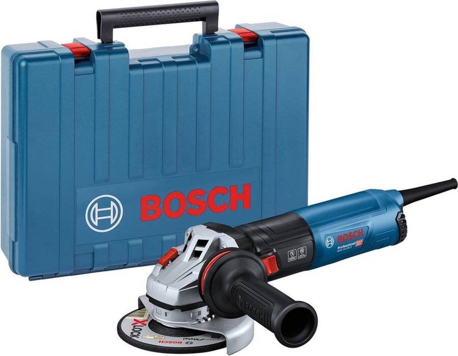 Bosch Professional GWS 14-125 S Haakse slijper 1400W in Koffer 06017D0101