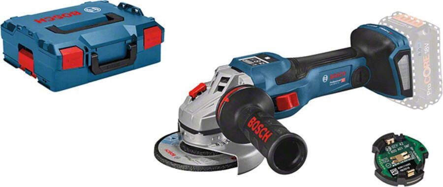 Bosch Professional GWS 18V-15 SC Haakse slijper BITURBO Zonder 18V accu en lader in L-Boxx