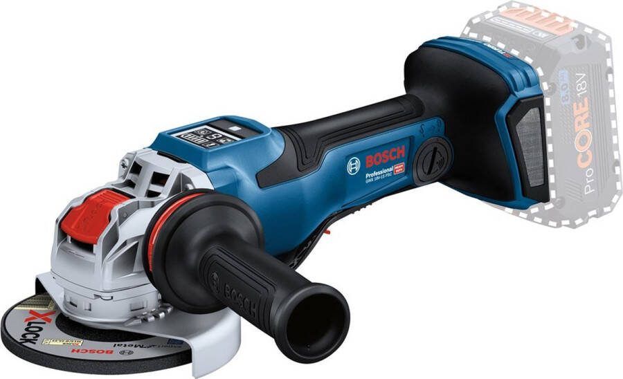 Bosch Professional GWX 18V-15 PSC Haakse slijper BITURBO Zonder 18V accu en lader