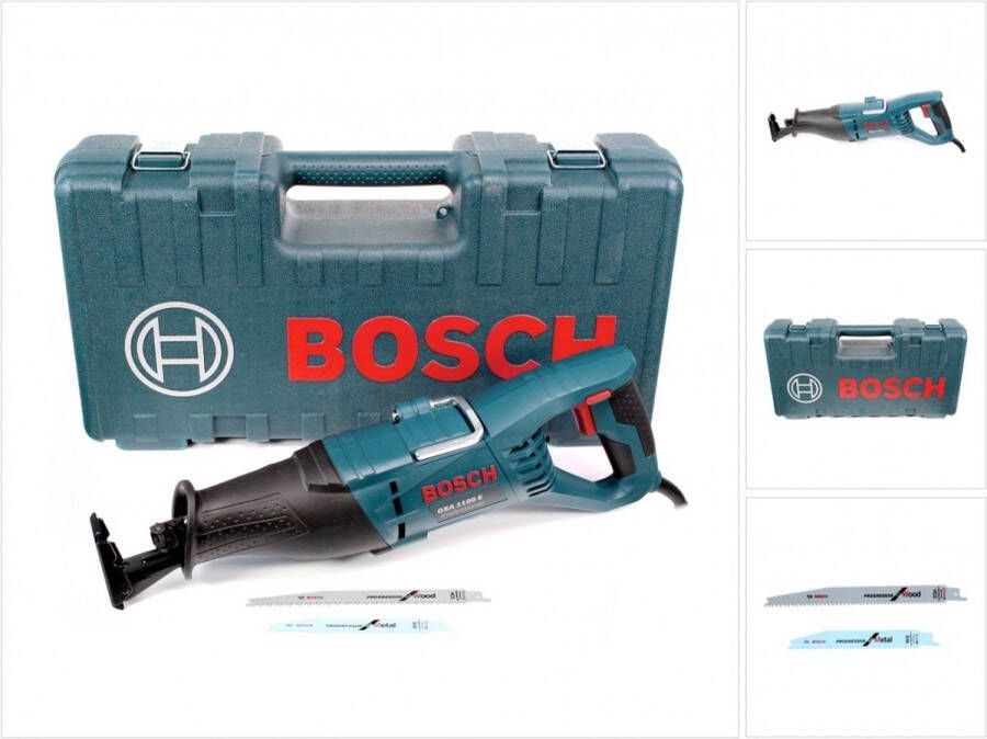 Bosch Professional Reciprozaagmachine GSA 1100 E (Zaagblad hout S 2345 X zaagblad metaal S 123 XF)