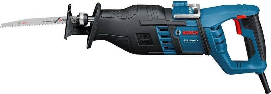 Bosch Professional Reciprozaagmachine GSA 1300 PCE (Zaagblad hout S 2345 X zaagblad metaal S 123 XF)