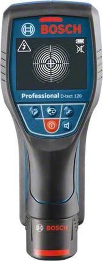 Bosch Professional Wallscanner D-tect 120 Leidingzoeker Detecteert leidingen tot 60 mm