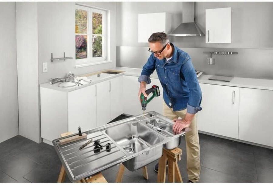 Bosch PSB 18 LI-2 Ergonomic Accu klopboormachine Met koffer Met 1x 18 V accu en lader