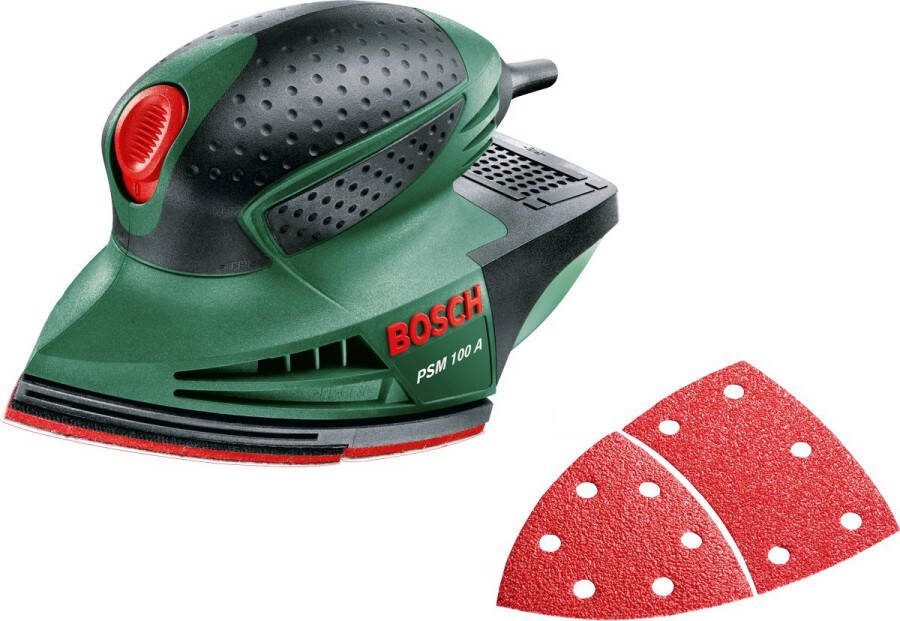 Bosch PSM 100 A Multischuurmachine op snoer 100 W Incl. 30 schuurvellen