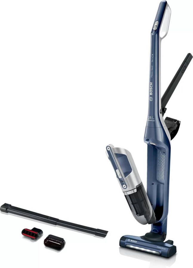 Bosch Serie 4 BCH3K2851 steelstofzuiger & elektrische bezem Zakloos 0 4 l Blauw Draadloze handstofzuiger