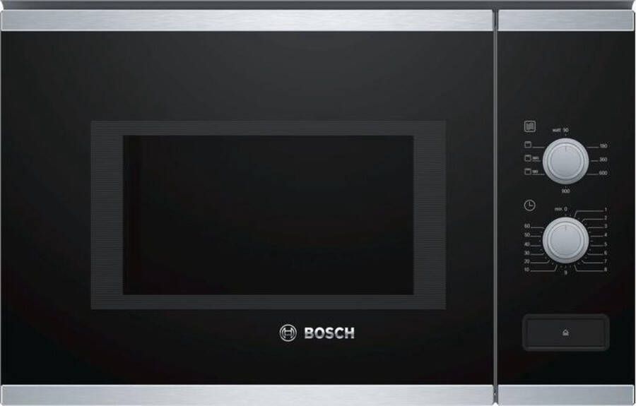 Bosch Serie 4 BEL550MS0 Ingebouwd Grill-magnetron 25l 900W Zwart Roestvrijstaal magnetron