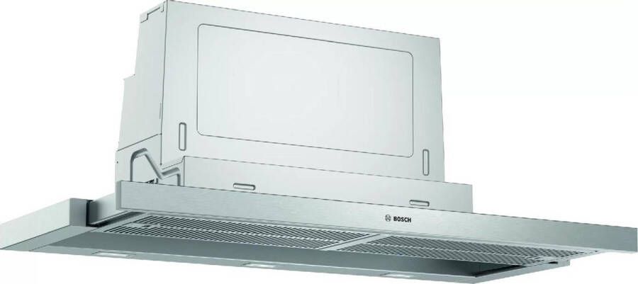 Bosch Serie 4 DFS097A51 afzuigkap Semi-inbouw (uittrekbaar) Metallic 397 m³ uur A