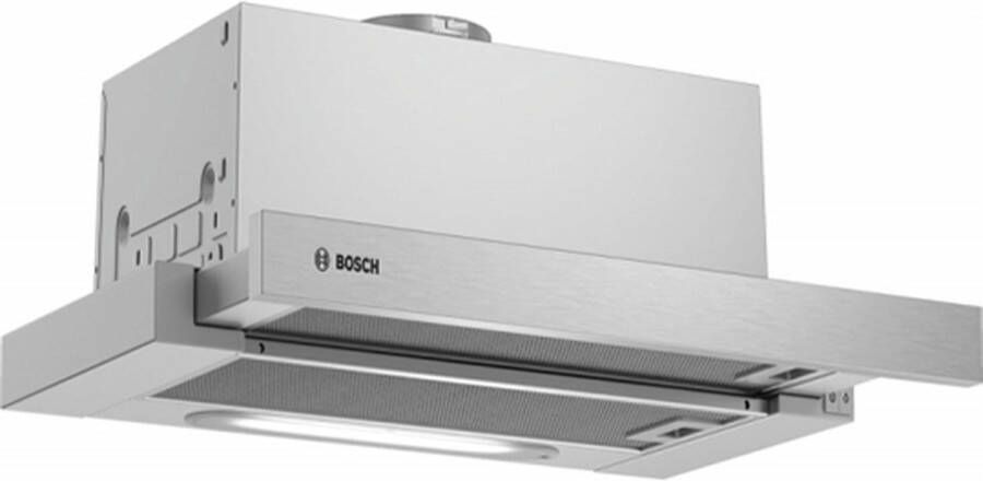 Bosch Serie 4 DFT63AC50 afzuigkap 360 m³ uur Semi-inbouw (uittrekbaar) Zilver D