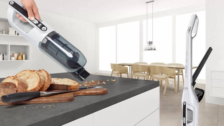 Bosch Serie 4 Flexxo handstofzuiger Wit Zakloos