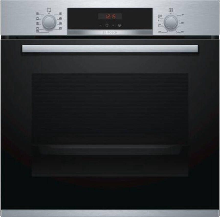 Bosch HBA573BR0 Ingebouwde elektrische oven Geforceerde lucht 3D + 71L Pyrolyse A Inox