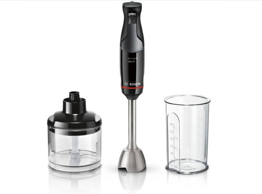 Bosch Serie 4 MSM4B620 ErgoMaster staafmixer Model 2023 1000 W Zwart