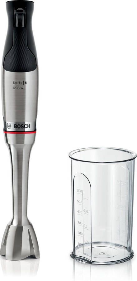 Bosch Serie 6 MSM6M810 ErgoMaster Staafmixer 1200 W Roestvrijstaal - Foto 2