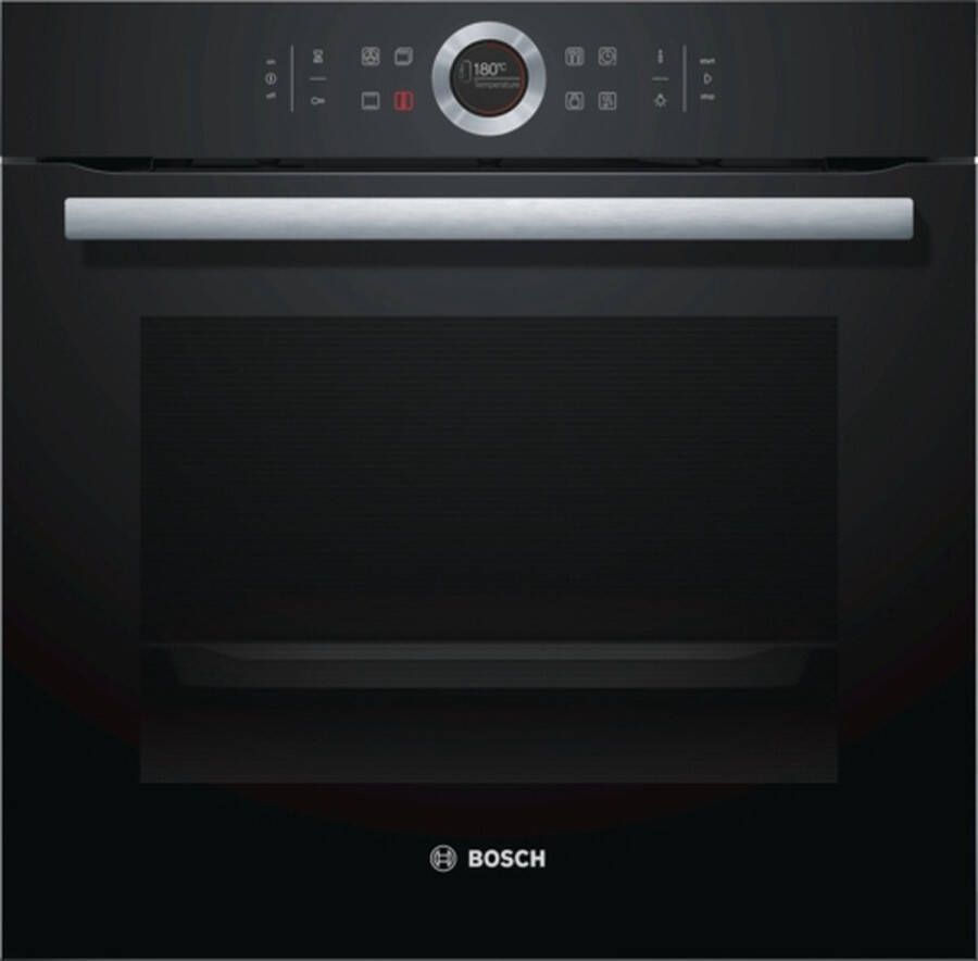 Bosch Serie 8 HBG635BB1 Electrisch 71l A+ Zwart Roestvrijstaal oven