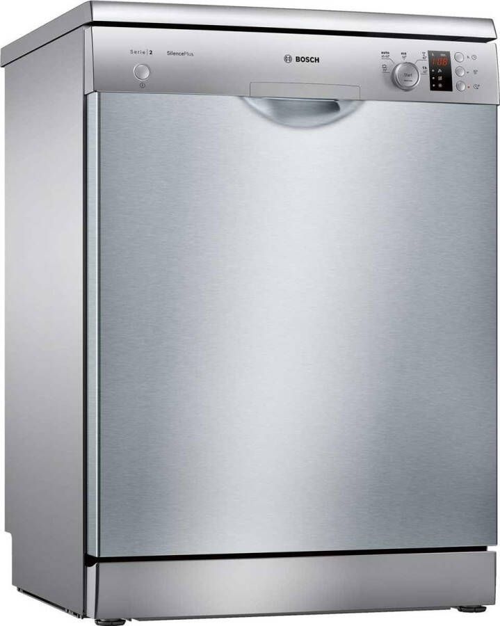 Bosch SMS25AI07E Vrijstaande vaatwasser RVS SilencePlus Display Extra Droog Extra Snel