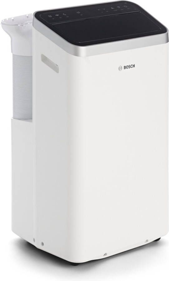 BOSCH THERMOTECHNIEK Bosch Cool 4000 Portable AC 3-in-1: Airconditioning ontvochtiger luchtontvochtiger ventilator 2 6 kW voor kamers tot 35m² Met automatische modus stille modus & slaapstand (48 db (A)) [Energieklasse A+]