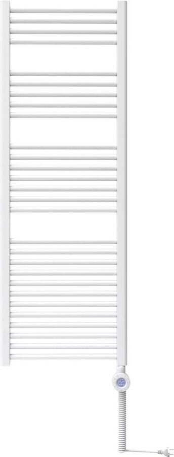 Bosch Thermotechnik Bosch Warmtestraler Heat Radiator 4500 Elektrische badkamerverwarming afmetingen 1420x500 mm 750 Watt met handdoekhouder en ingebouwde thermostaat wit