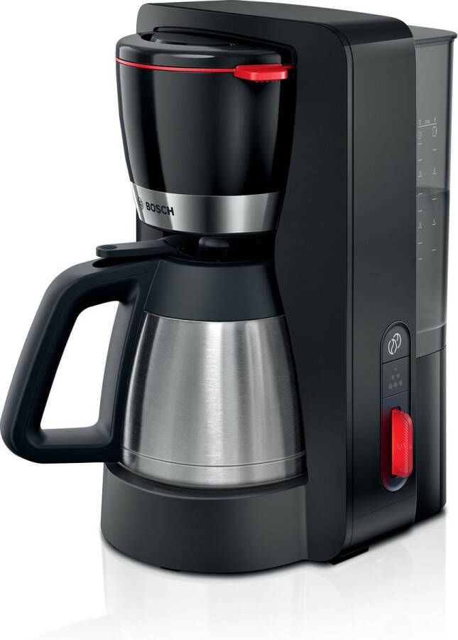 Bosch MyMomentTKA 6M273 koffiezetapparaat zwart rood 12 kopjes