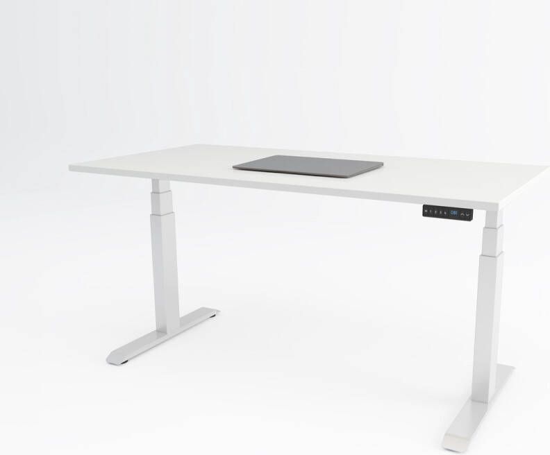 Bosch Tri-desk Premium | Elektrisch zit-sta bureau | Wit onderstel | Wit blad | 120 x 80 cm
