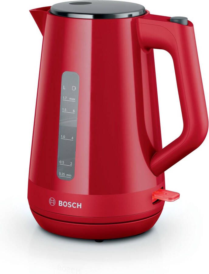 Bosch Waterkoker TWK1M124 MyMoment Rood inhoud 1 7L 360° voet Snoeropbergmogelijkheid