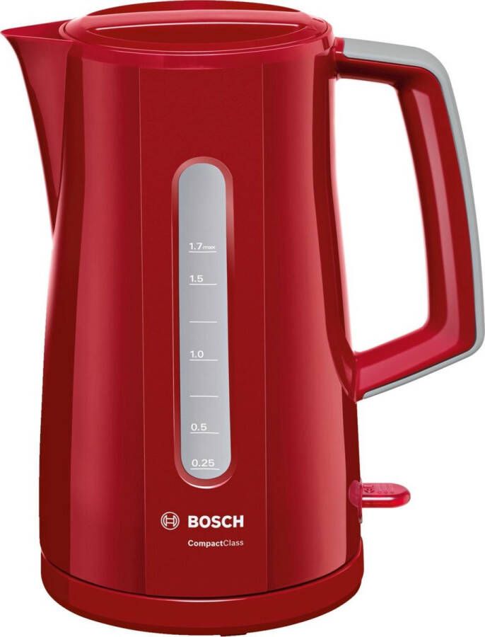 BOSCH Waterkoker CompactClass TWK3A014 rood 1 7 l