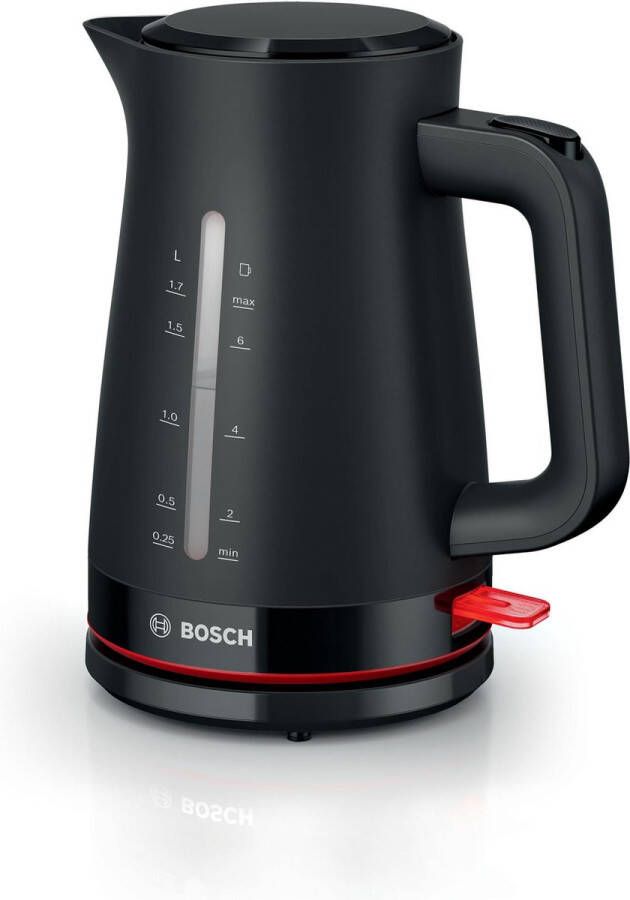 Bosch Waterkoker TWK3M123 MyMoment Matzwart Verlichte schakelaar Automatische kookstop