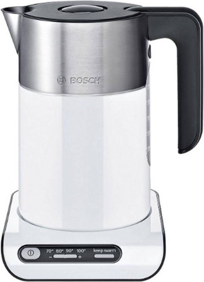 Bosch TWK8611P Styline Waterkoker 1.5L Wit&Antraciet | Waterkokers | Keuken&Koken Keukenapparaten | TWK8611P