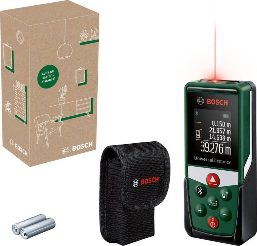 Bosch UniversalDistance 50C Laserafstandmeter Inclusief Batterijen en opbergetui