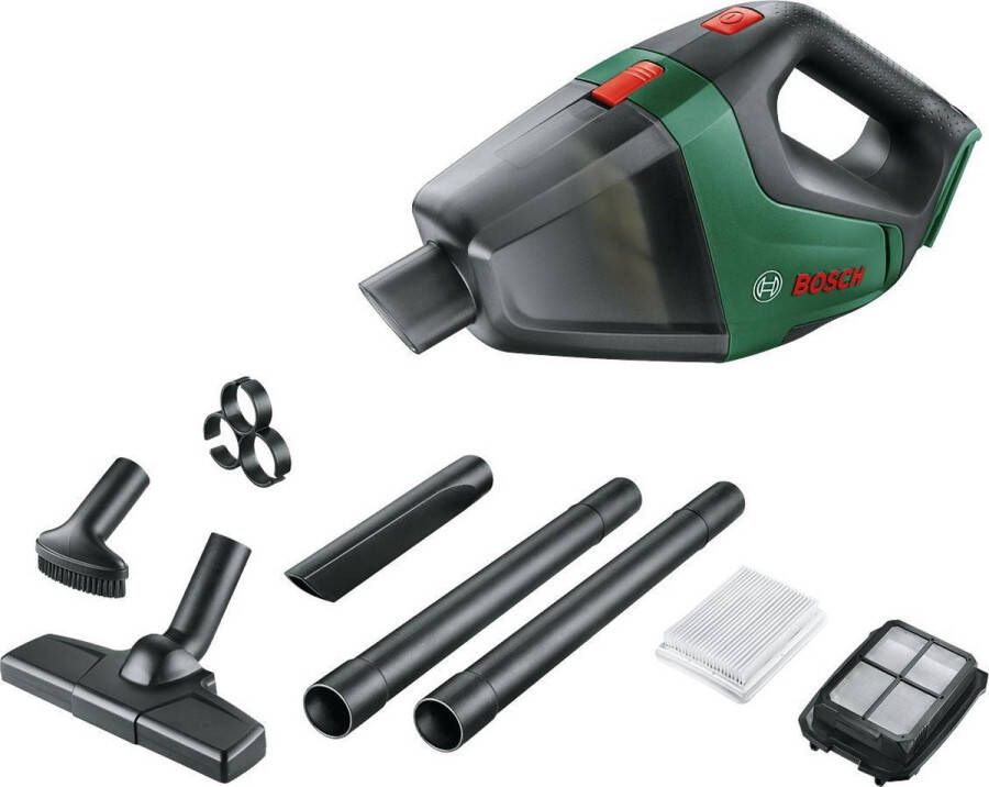 Bosch UniversalVac 18 Accu steelstofzuiger Handstofzuiger Incl. accessoires Zonder 18 V accu en oplader