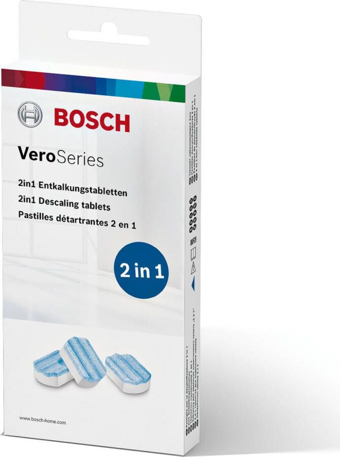 Bosch Vero Series Ontkalkingstabletten 3 stuks Tcz8002a