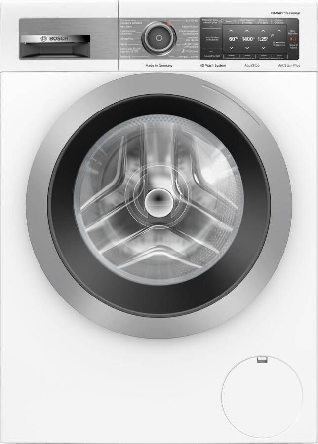Bosch WAX28G40FG HomeProfessional Wasmachine 1400 rpm NL FR display Energielabel B