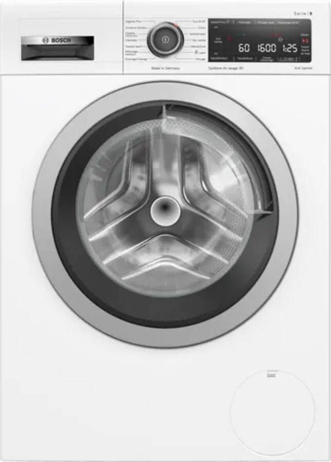 Bosch WAX32M01FF Serie 8 Wasmachine Franstalige display Energielabel B