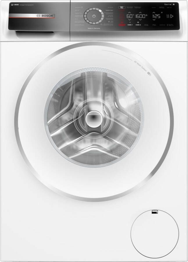 Bosch WGB256ACFG Serie 8 Wasmachine met stoom NL FR display Energielabel A
