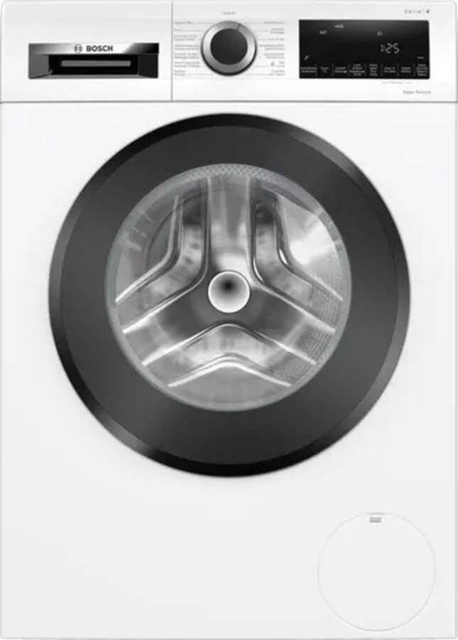 Bosch WGG04404FG Serie 4 Wasmachine NL FR Display Energielabel A Zeer stil