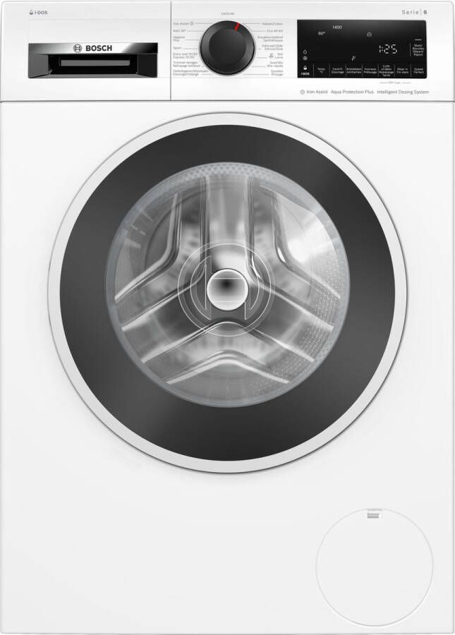 Bosch WGG244FCFG Serie 6 Wasmachine met stoom 1400 rpm Energielabel A NL FR Display Automatisch doseren