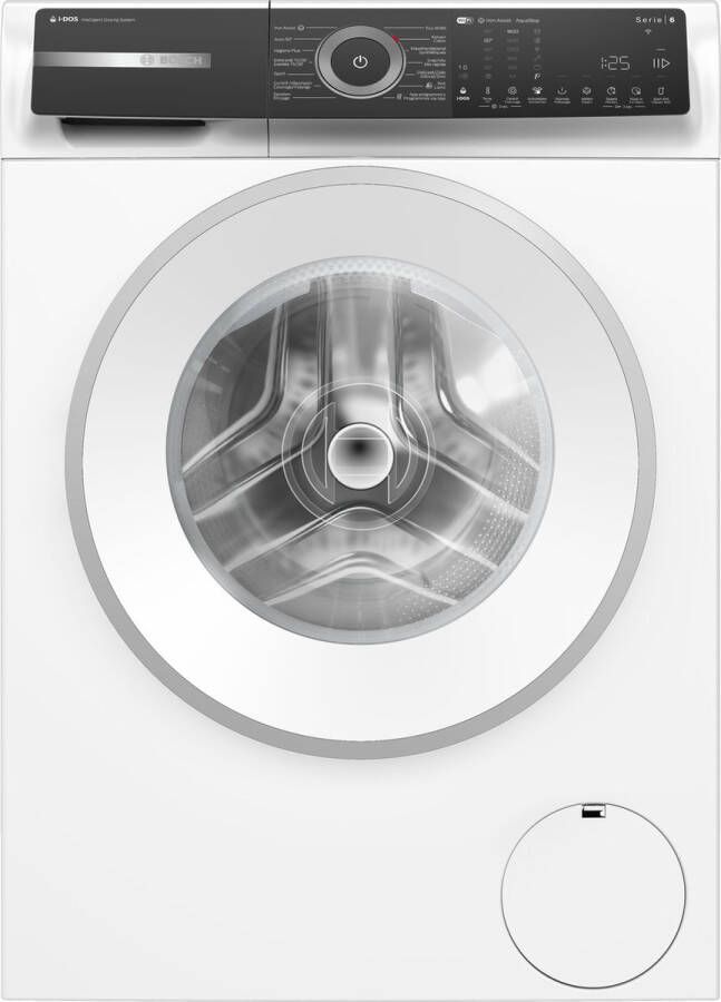Bosch WGH256ACFG Serie 6 Wasmachine met stoom 10 kg 1600 rpm Energielabel A-20% i-DOS Home Connect Automatisch doseren