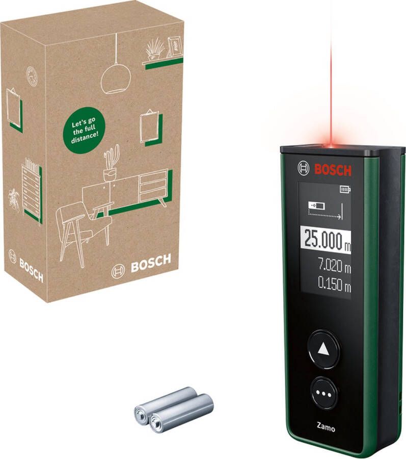 Bosch Zamo Laserafstandmeter Inclusief Batterijen