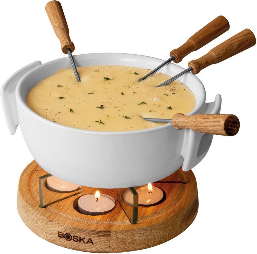 Boska Candlelight Fondue Twinkle Voor 1.200 gram Kaasfondue 1 6 liter