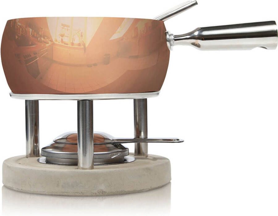 Boska Fondueset Koper Kaas fondue voor 1300 gram Kaas 1 7 L