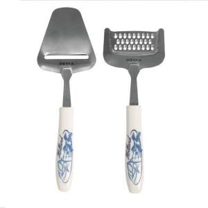Boska Kaasset Delfts Blauw Kaasschaaf Kaasrasp Kaasschaaf voor alle soorten kaas Hollands cadeau Cadeauset Giftset Cadeautips Keukengerei Keuken accessoires 10 jaar garantie