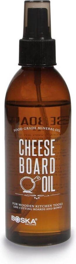 Boska Plankolie Onderhoud Kaasplank Geschikt voor Hout en Leisteen Bruin 200ml