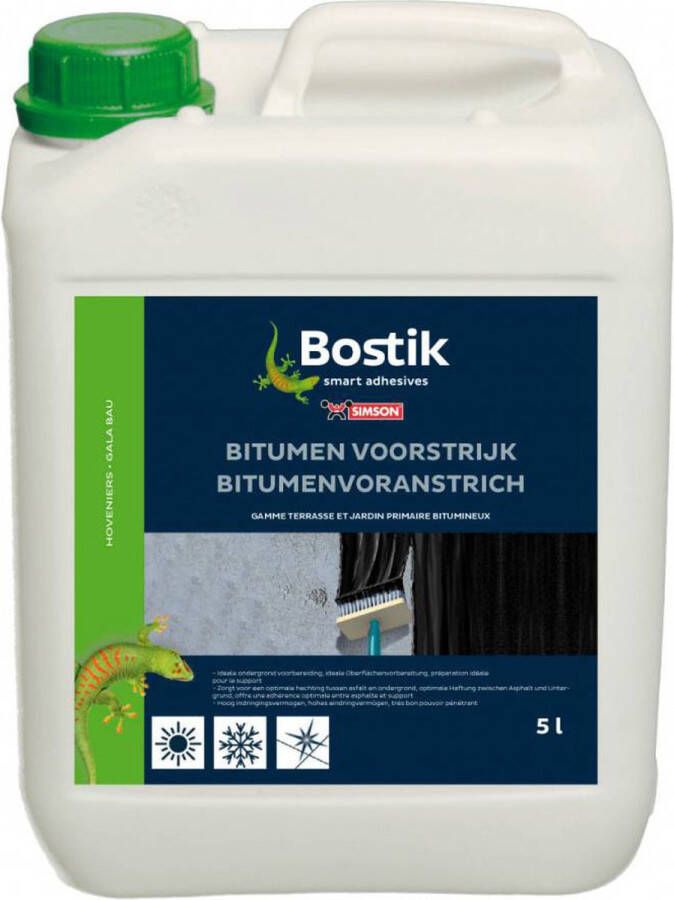 Bostik Bitumen Voorstrijk Jerrycan 5 liter